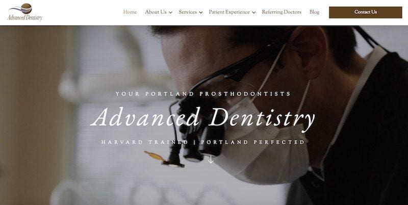 advanced dentistry dental tagline delmain