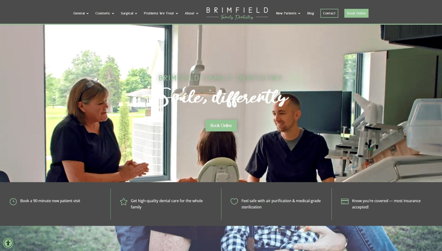 pickens family dentistry tagline delmain