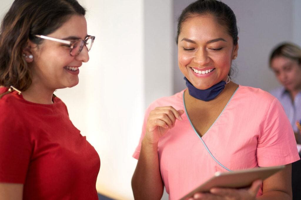 dentist patient interaction