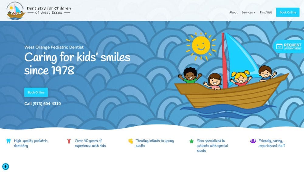 tiny teeth of tally - best pediatric websites - delmain