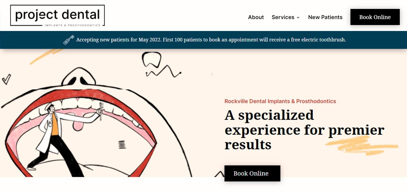 pickens family dentistry tagline delmain