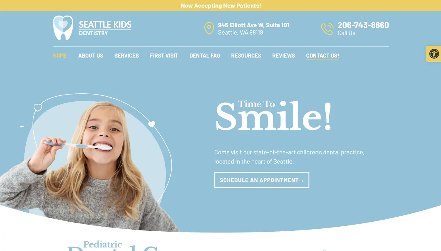 home care dentist tagline delmain