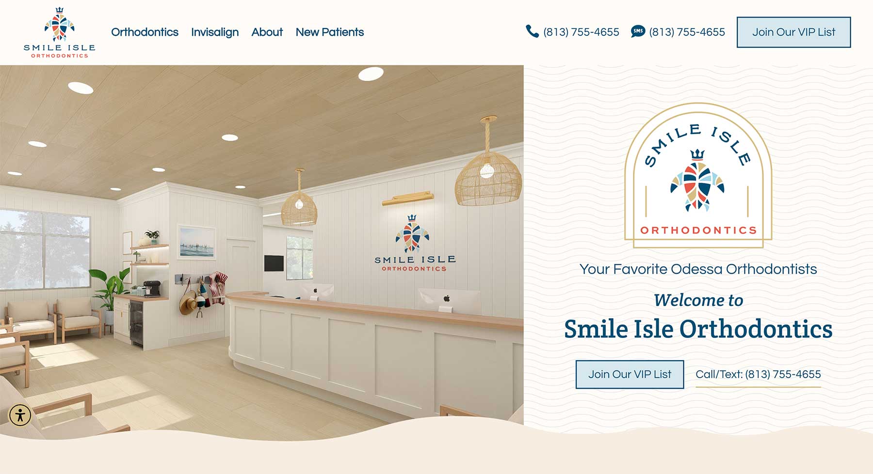 smile isle orthodontics website