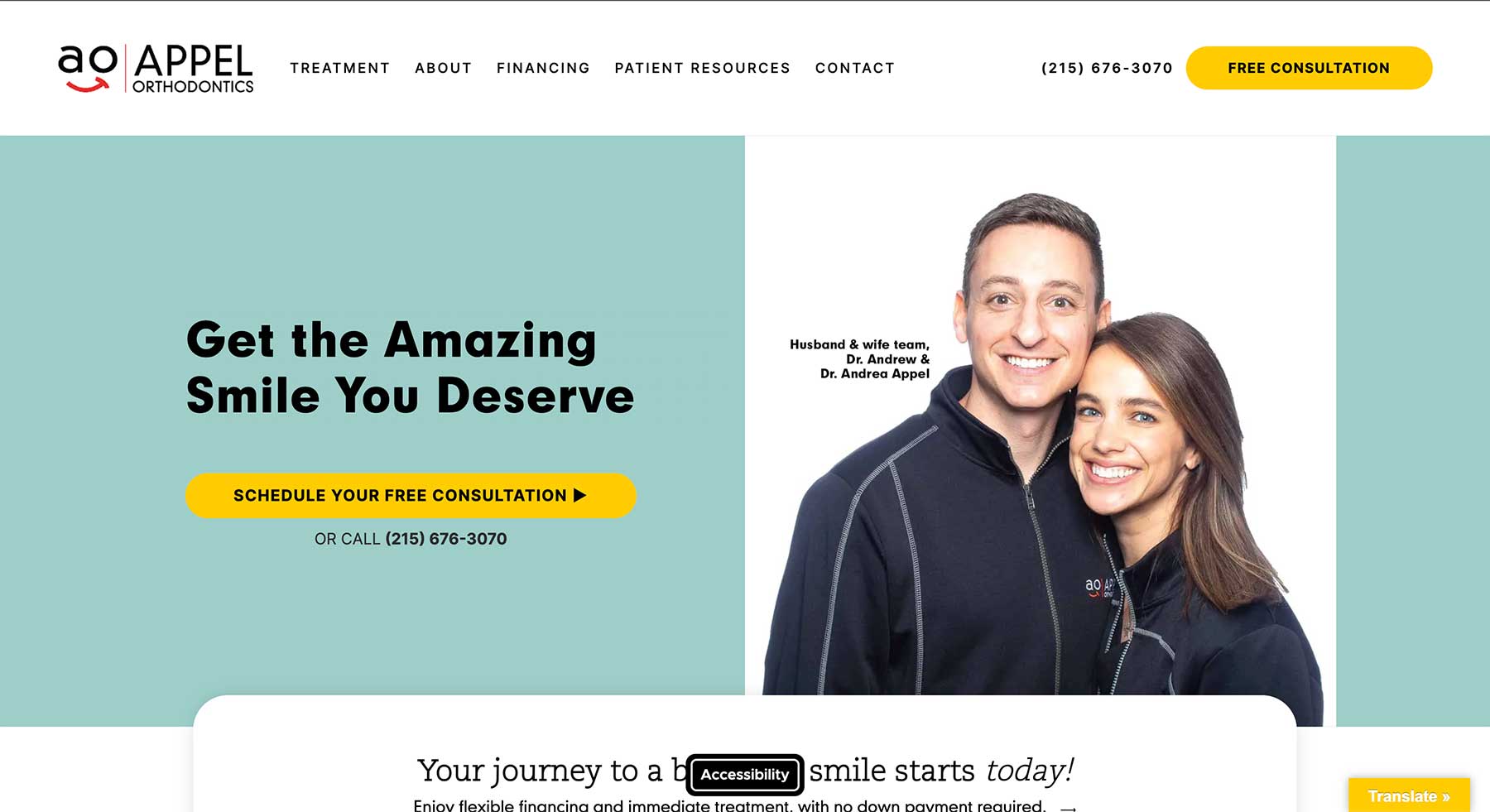 appel orthodontics website