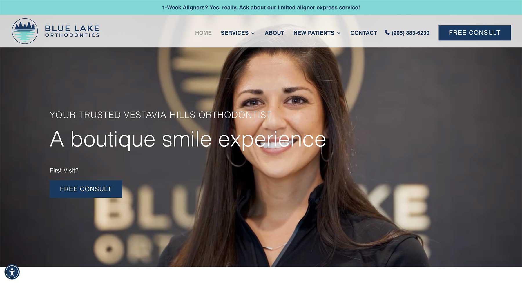 blue lake orthodontics website