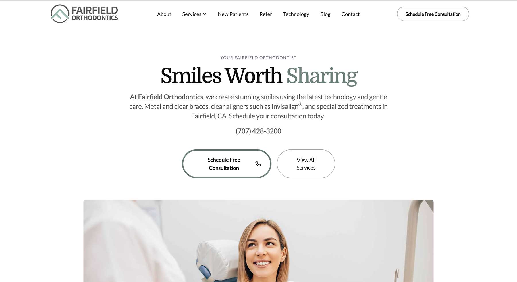 fairfield orthodontics website