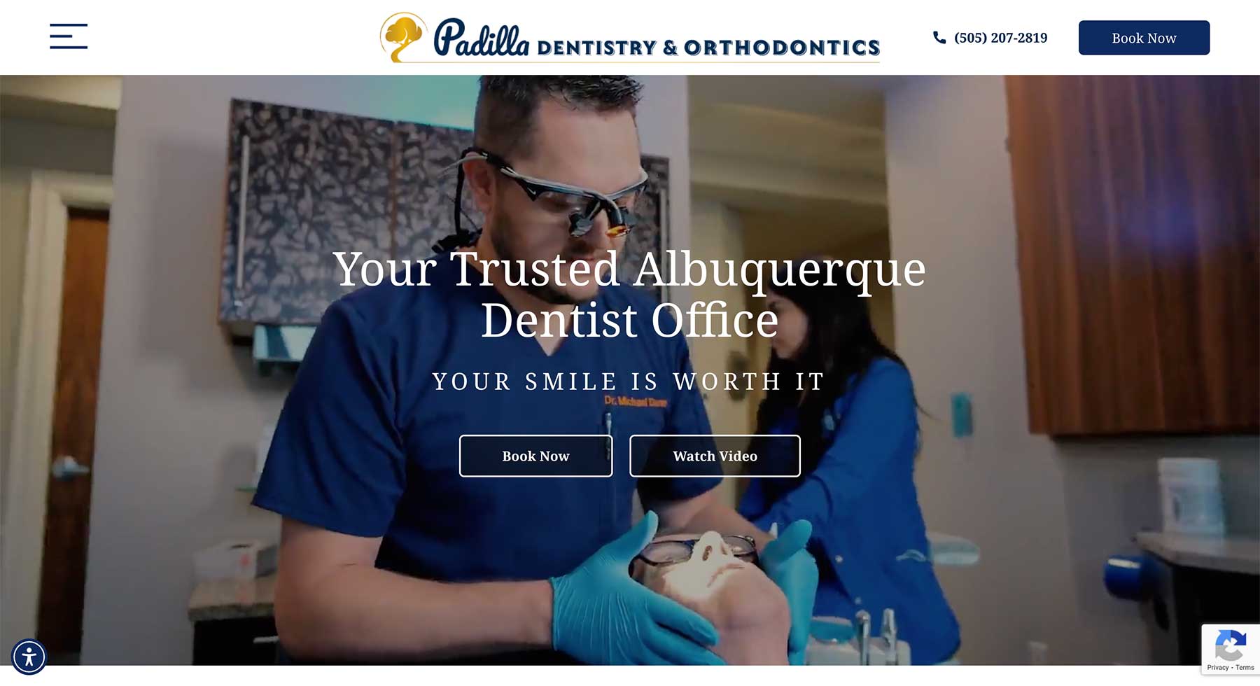 padilla dentistry website