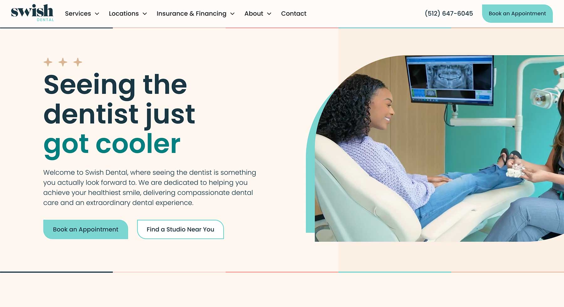 swish dental website