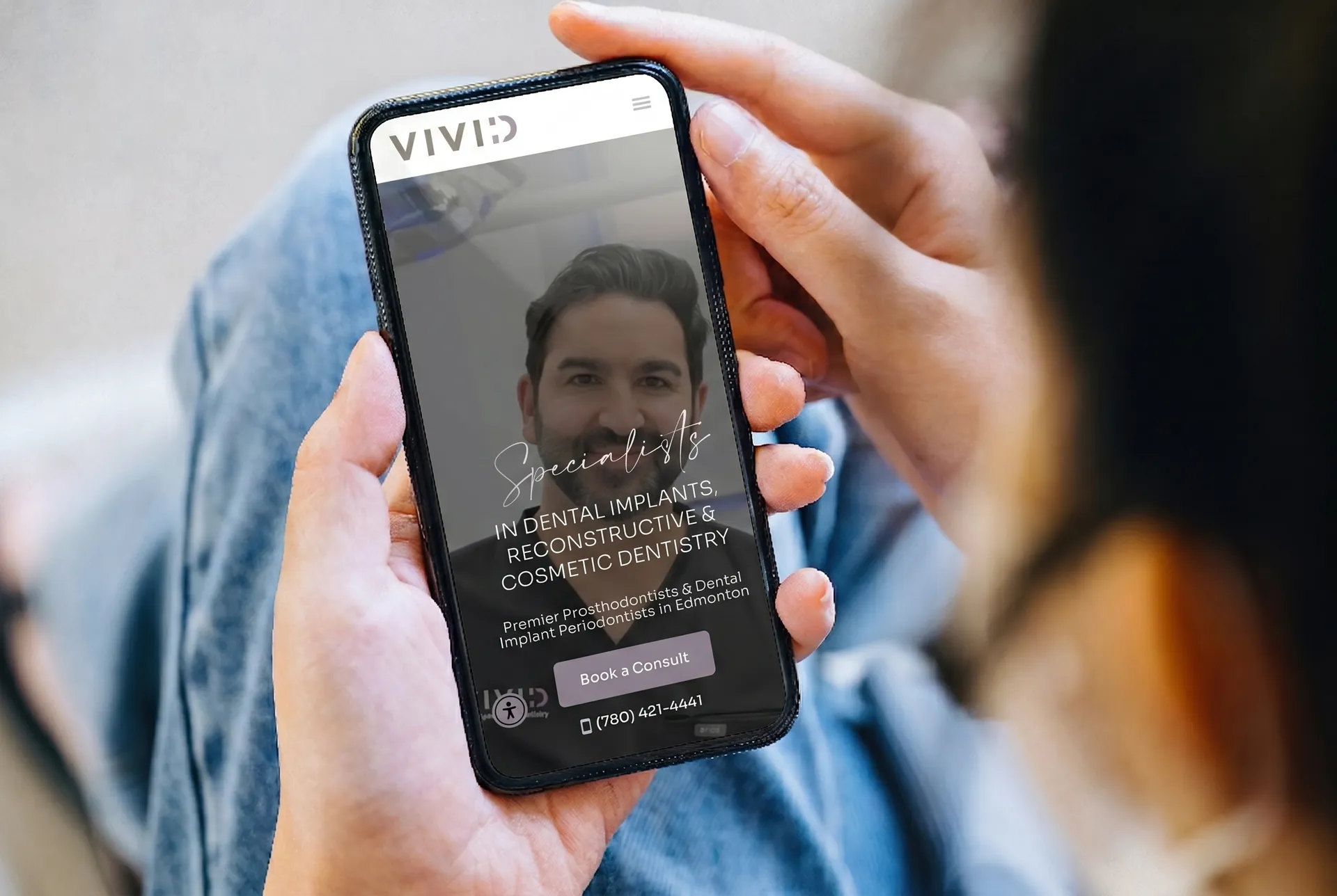 Homepage for Vivid Specialized Dentistry's website, one of the best dental websites of 2026. Homepage for Vivid Specialized Dentistry's website, one of the best dental websites of 2026.