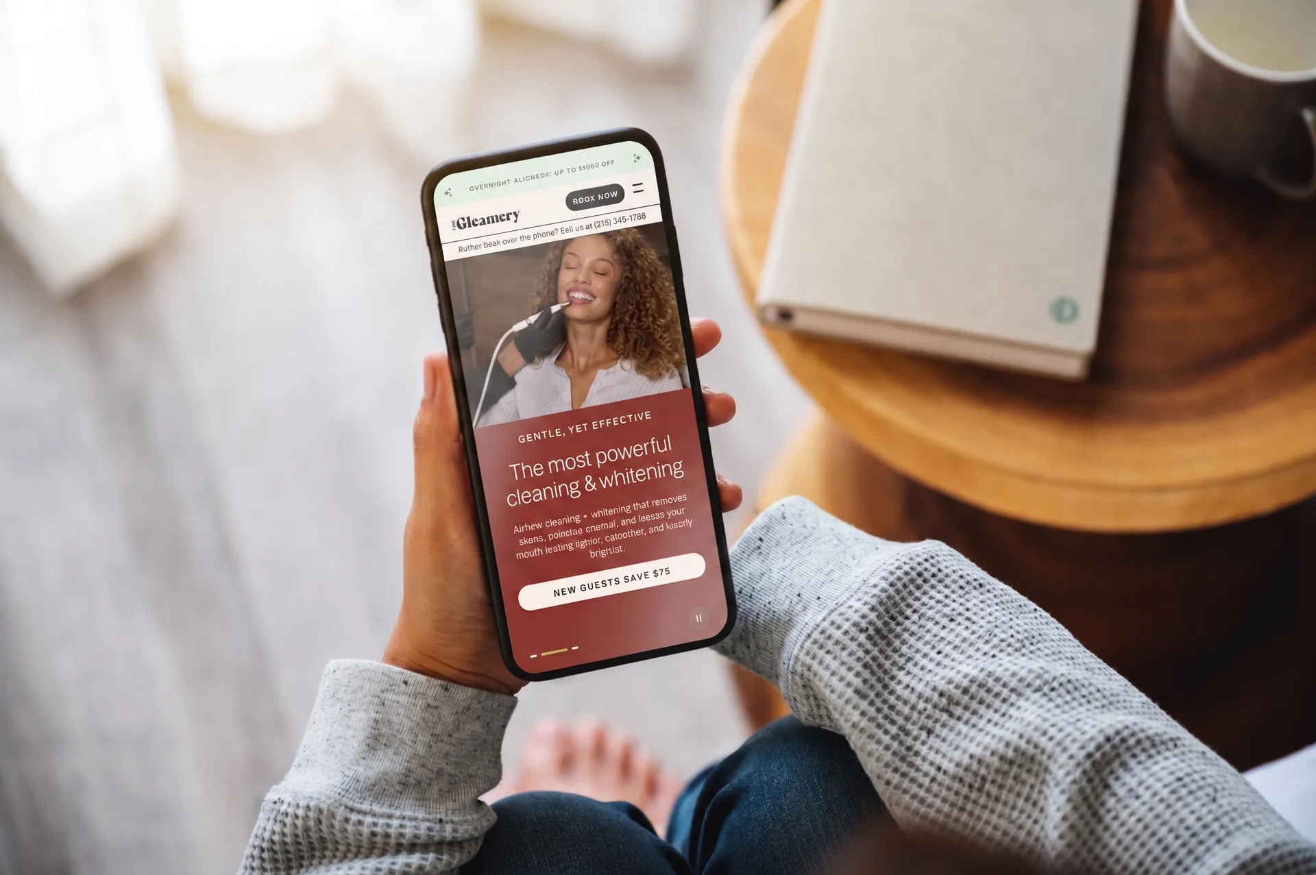 Homepage for The Gleamery's website, one of the best dental websites of 2026. Homepage for The Gleamery's website, one of the best dental websites of 2026.