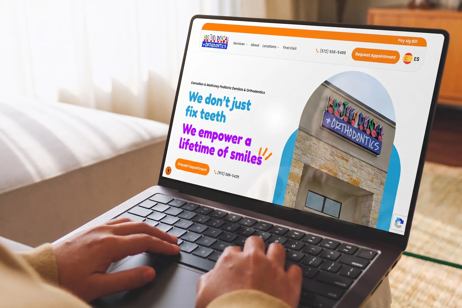 Homepage for Kidz and Teen Dental + Orthodontics's website, one of the best dental websites of 2026. Homepage for Kidz and Teen Dental + Orthodontics's website, one of the best dental websites of 2026.