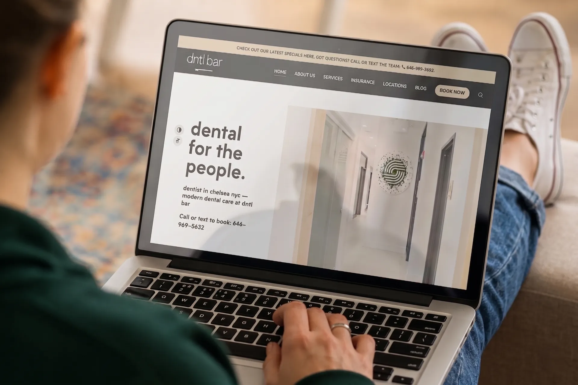 Homepage for Dntl Bar's website, one of the best dental websites of 2026. Homepage for Dntl Bar's website, one of the best dental websites of 2026.