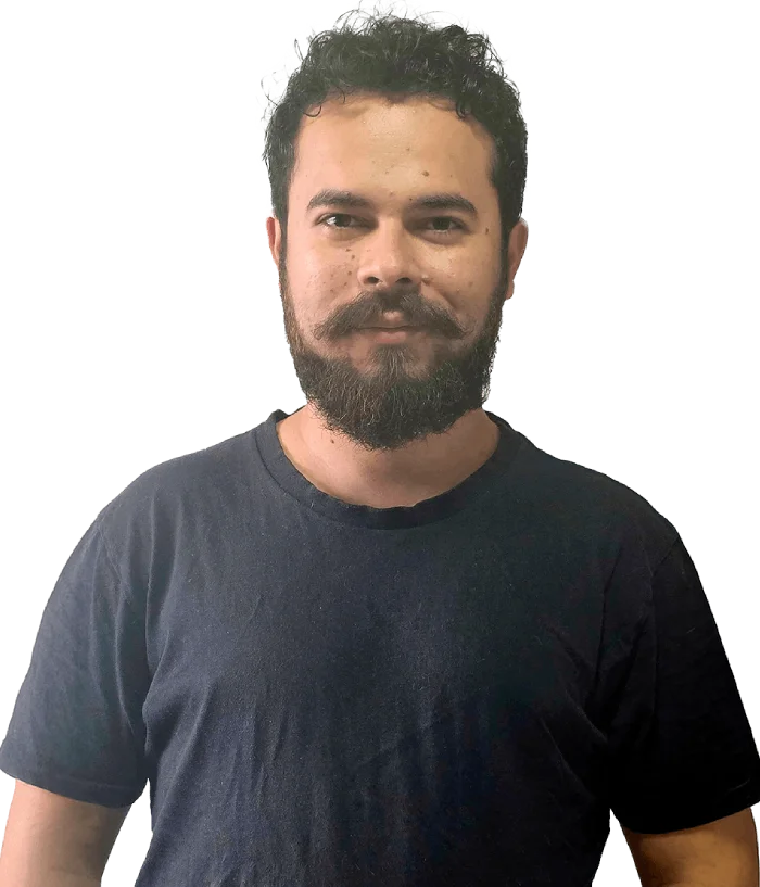 Alejandro, Web Designer at :Delmain